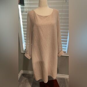 Scarlett Cream Midi‎ Dress